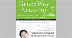 Desktop Screenshot of gracewayacademy.org